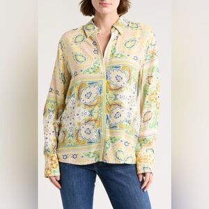 SANTUARY SHIRT IN SCARF PAISLEY
